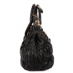 Shoulder Bag Medium Gaufre Tote Medium Black Nappa Gaufre Leather