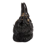 Shoulder Bag Medium Gaufre Tote Medium Black Nappa Gaufre Leather