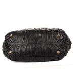 Shoulder Bag Medium Gaufre Tote Medium Black Nappa Gaufre Leather