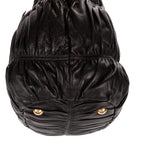 Shoulder Bag Medium Gaufre Tote Medium Black Nappa Gaufre Leather
