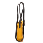 Shoulder Bag Trotteur Crossbody Yellow Suede Leather