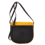 Shoulder Bag Trotteur Crossbody Yellow Suede Leather