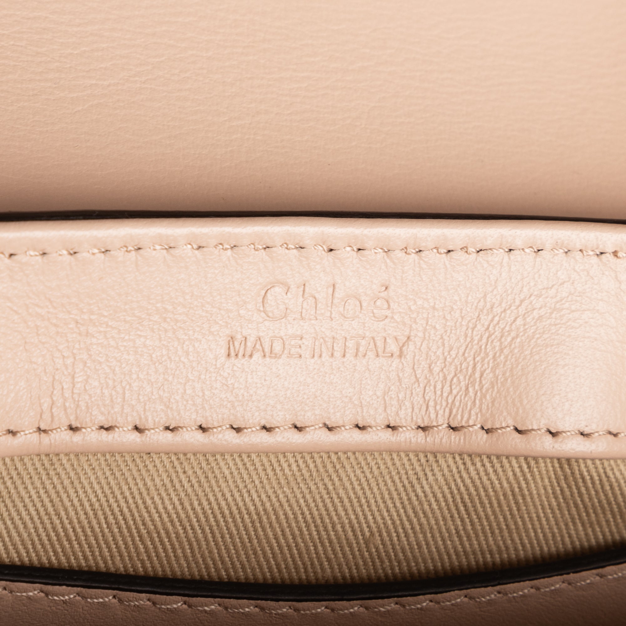 Shoulder Bag Mini C Bag Mini Beige Crocodoile Embossed Calfskin Leather