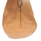 Shoulder Bag 2-Way Tote Beige Vitello Daino Leather