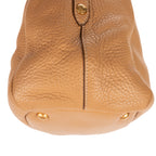 Shoulder Bag 2-Way Tote Beige Vitello Daino Leather