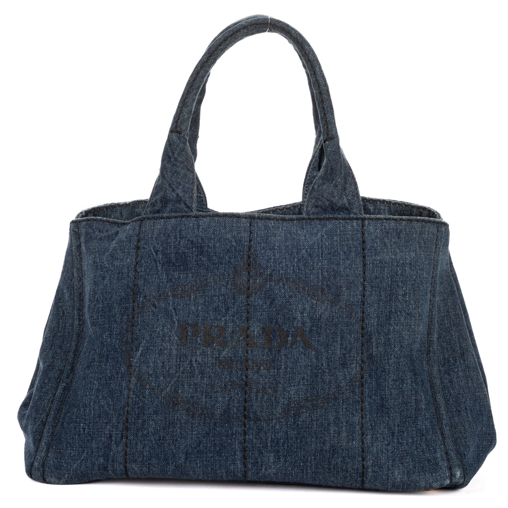 Shoulder Bag Medium Canapa Tote Medium Blue Denim Canapa Denim Canvas