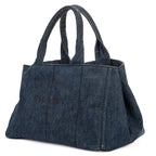 Shoulder Bag Medium Canapa Tote Medium Blue Denim Canapa Denim Canvas