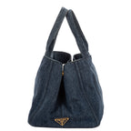 Shoulder Bag Medium Canapa Tote Medium Blue Denim Canapa Denim Canvas
