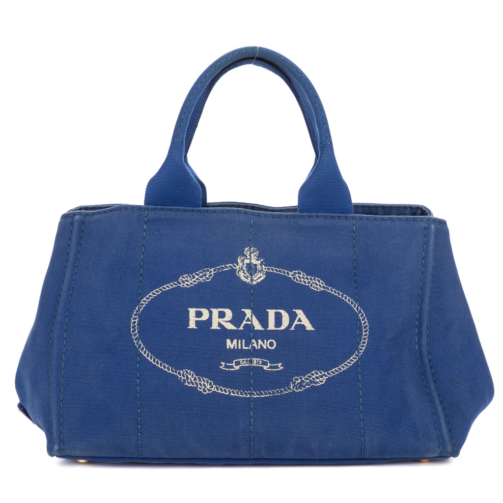 Shoulder Bag Medium Canapa Tote Blue Canapa Canvas