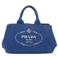 Shoulder Bag Medium Canapa Tote Blue Canapa Canvas