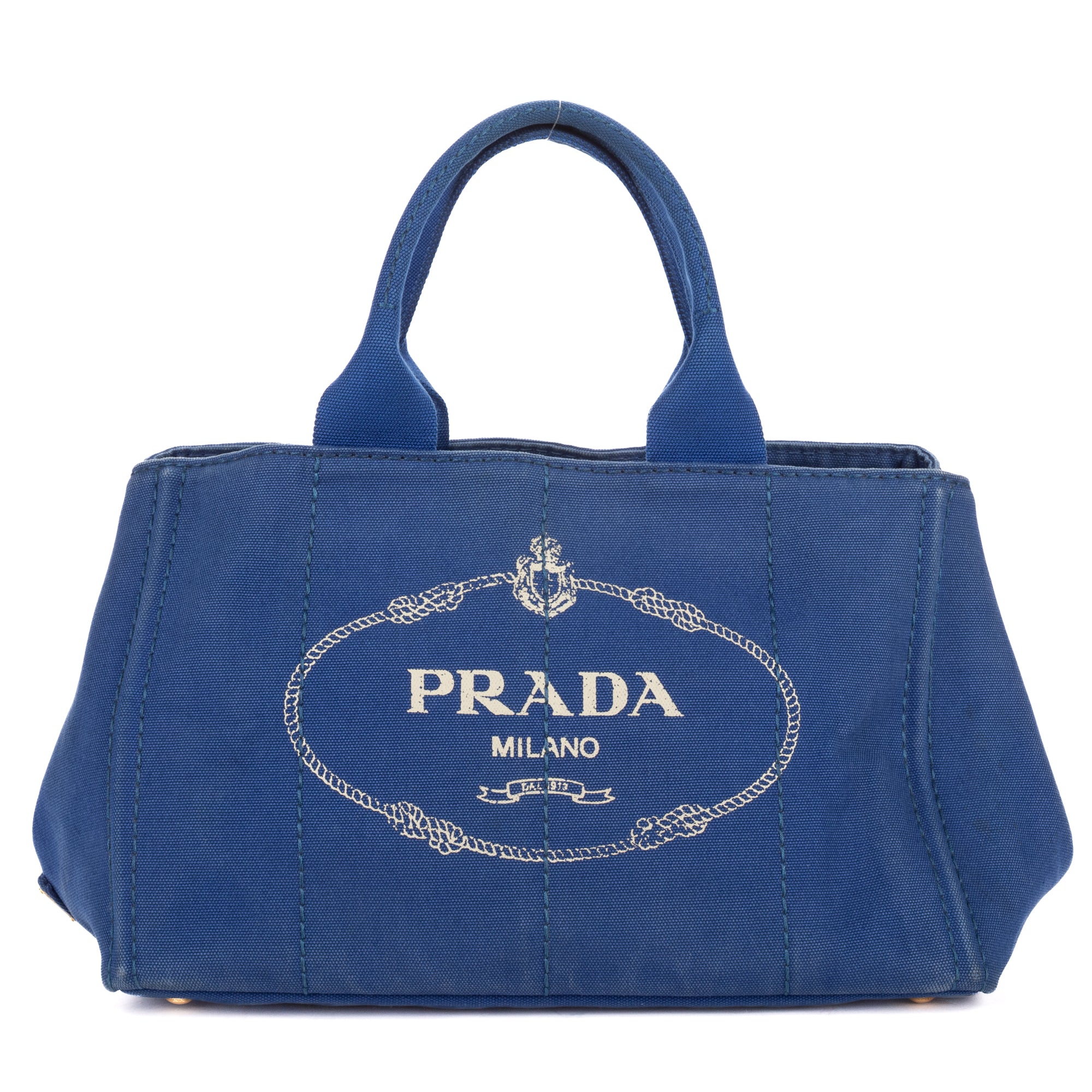 Shoulder Bag Medium Canapa Tote Blue Canapa Canvas