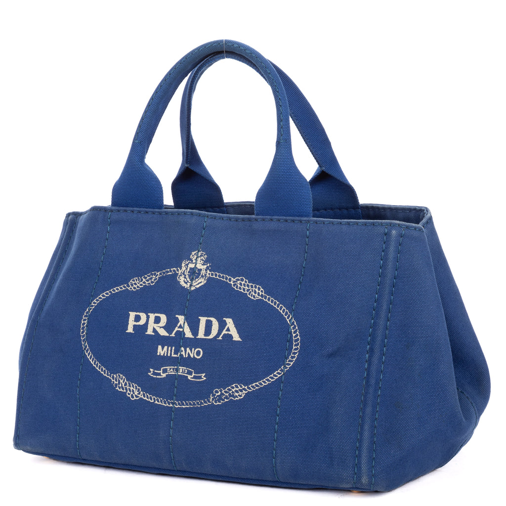 Shoulder Bag Medium Canapa Tote Blue Canapa Canvas