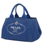 Shoulder Bag Medium Canapa Tote Blue Canapa Canvas