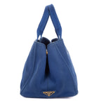 Shoulder Bag Medium Canapa Tote Blue Canapa Canvas