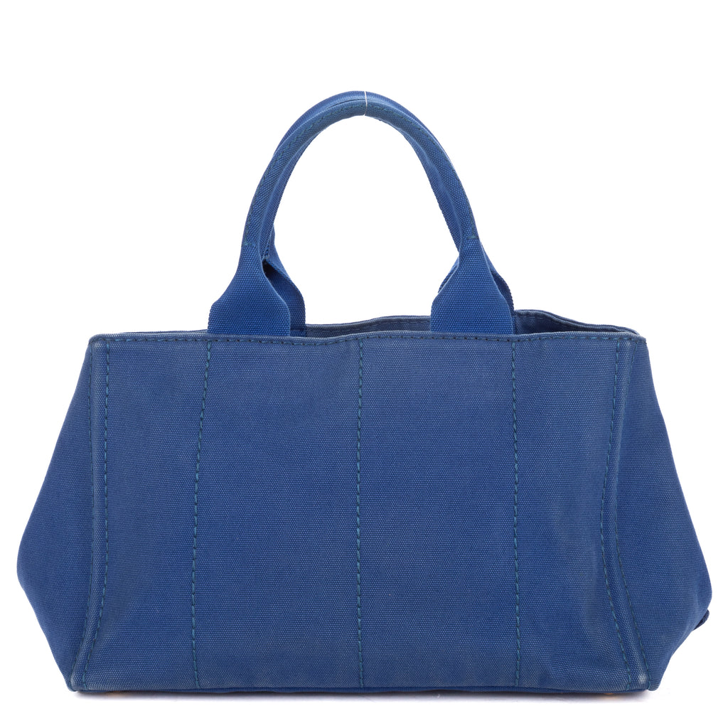 Shoulder Bag Medium Canapa Tote Blue Canapa Canvas