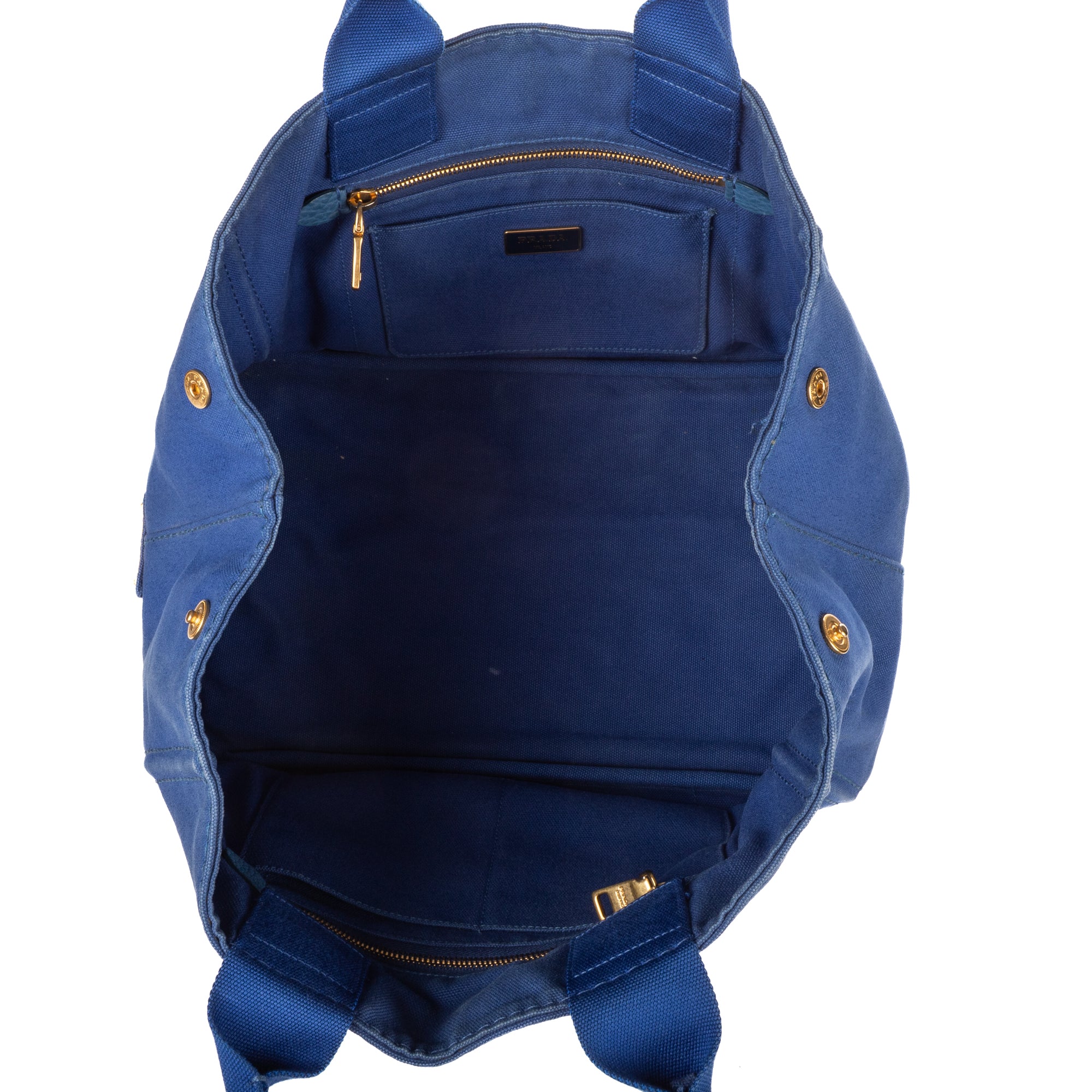 Shoulder Bag Medium Canapa Tote Blue Canapa Canvas