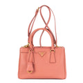 Shoulder Bag Small Galleria Double Zip Tote Small Pink Saffiano Leather