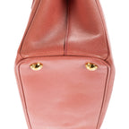 Shoulder Bag Small Galleria Double Zip Tote Small Pink Saffiano Leather
