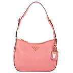 Shoulder Bag Hobo Bag Pink Saffiano Lux Leather