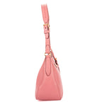 Shoulder Bag Hobo Bag Pink Saffiano Lux Leather