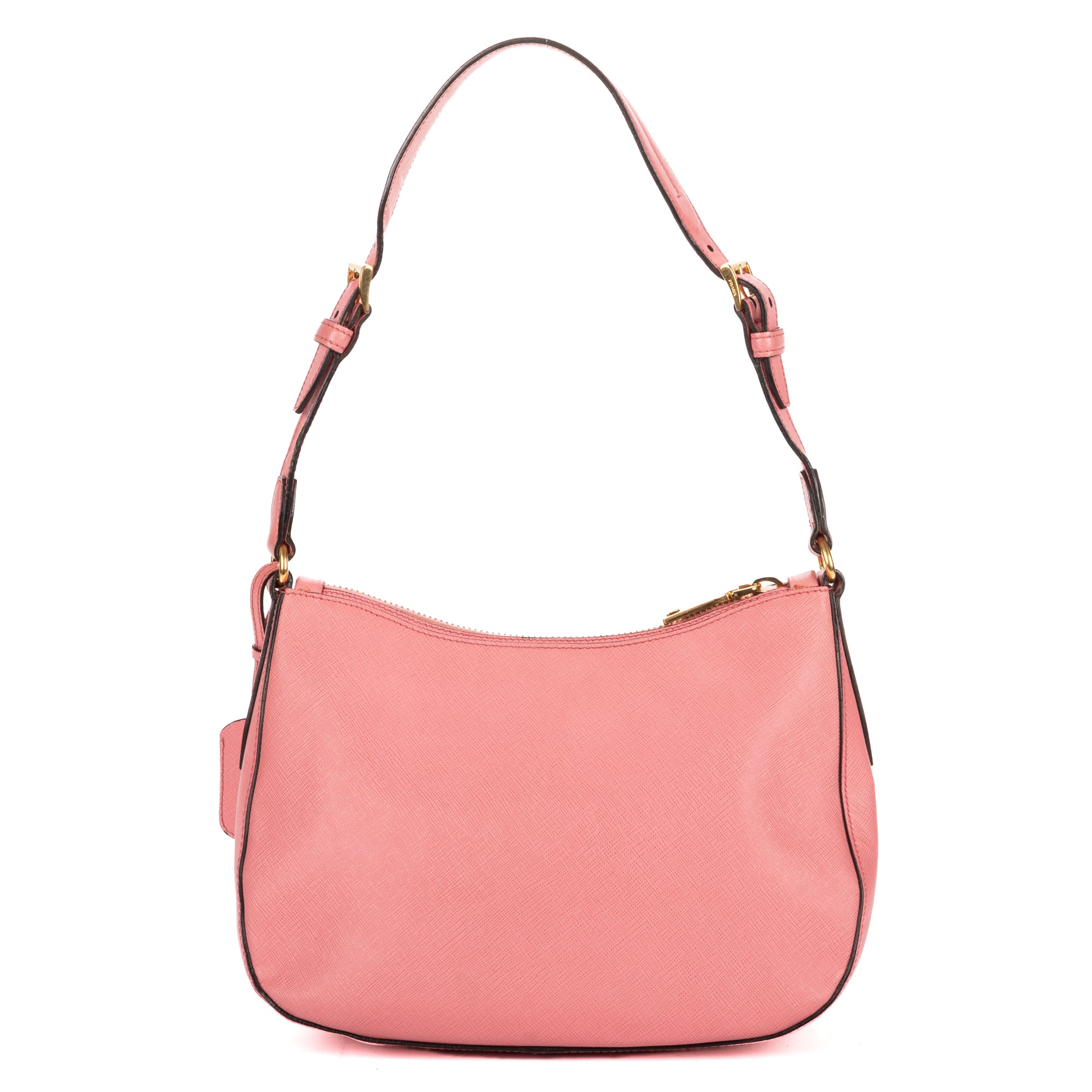 Shoulder Bag Hobo Bag Pink Saffiano Lux Leather