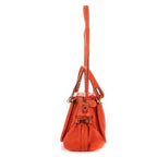 Shoulder Bag Medium Paraty Medium Orange Grained Calfskin Leather