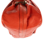 Shoulder Bag Medium Paraty Medium Orange Grained Calfskin Leather