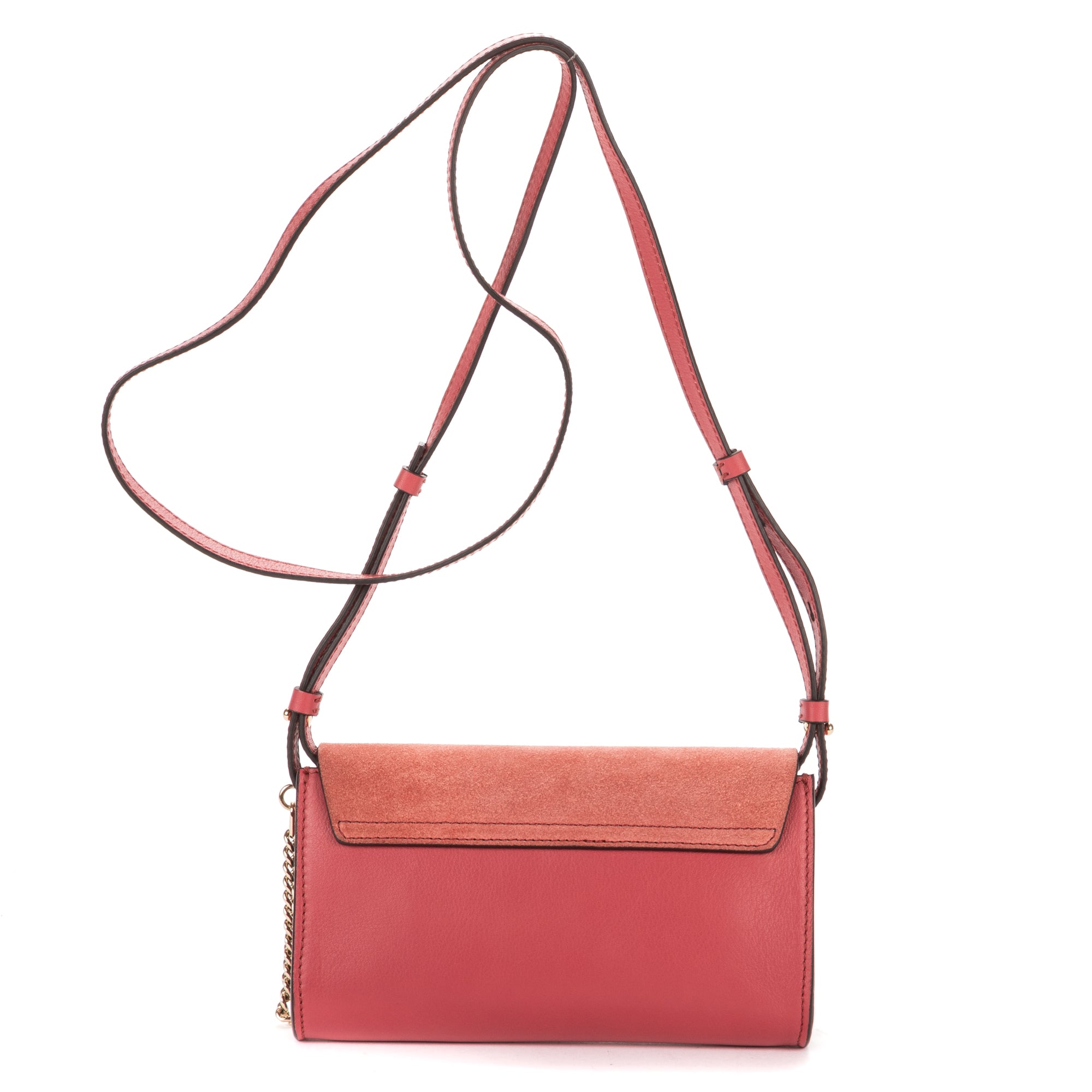 Shoulder Bag Mini Faye Mini Pink Calfskin/Suede Leather