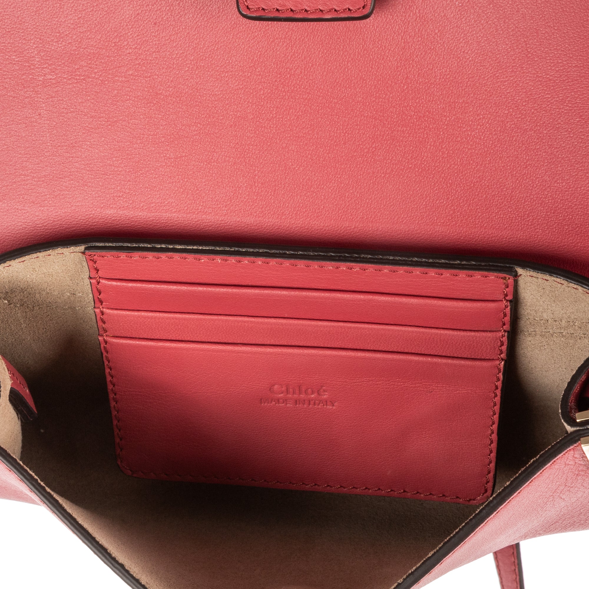 Shoulder Bag Mini Faye Mini Pink Calfskin/Suede Leather