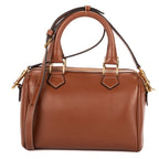Shoulder Bag Small Boston Small Brown Smooth Calfskin Leather