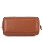 Shoulder Bag Small Boston Small Brown Smooth Calfskin Leather