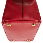 Shoulder Bag Small Galleria Double Zip Tote Small Red Saffiano Leather
