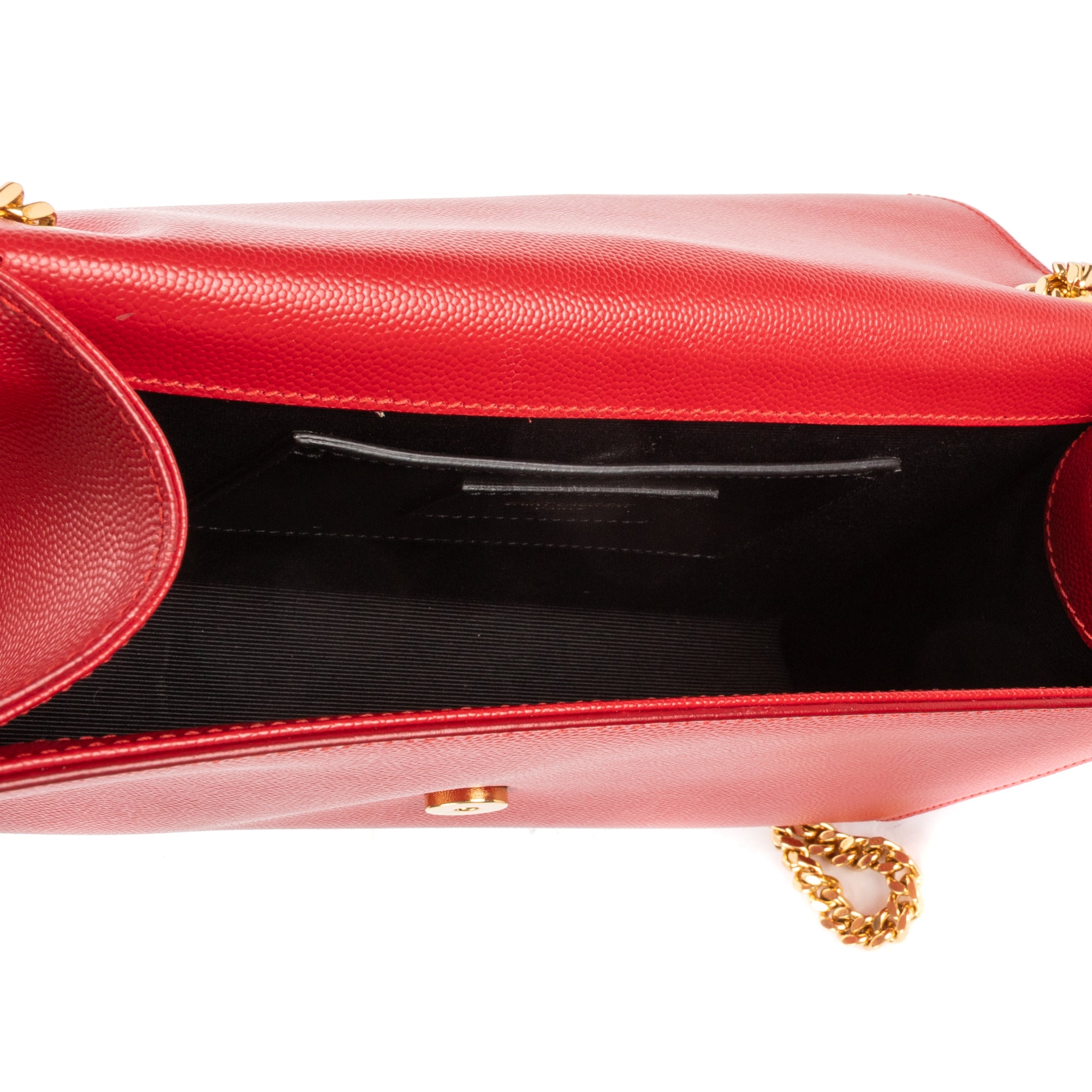 Shoulder Bag Medium Kate Medium Red Grain de Poudre Leather