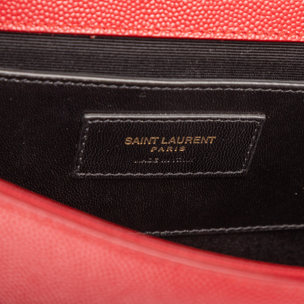 Shoulder Bag Medium Kate Medium Red Grain de Poudre Leather