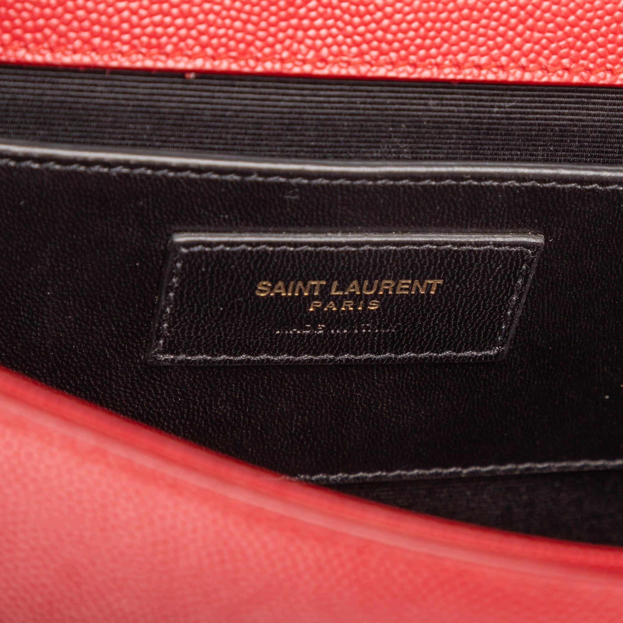 Shoulder Bag Medium Kate Medium Red Grain de Poudre Leather