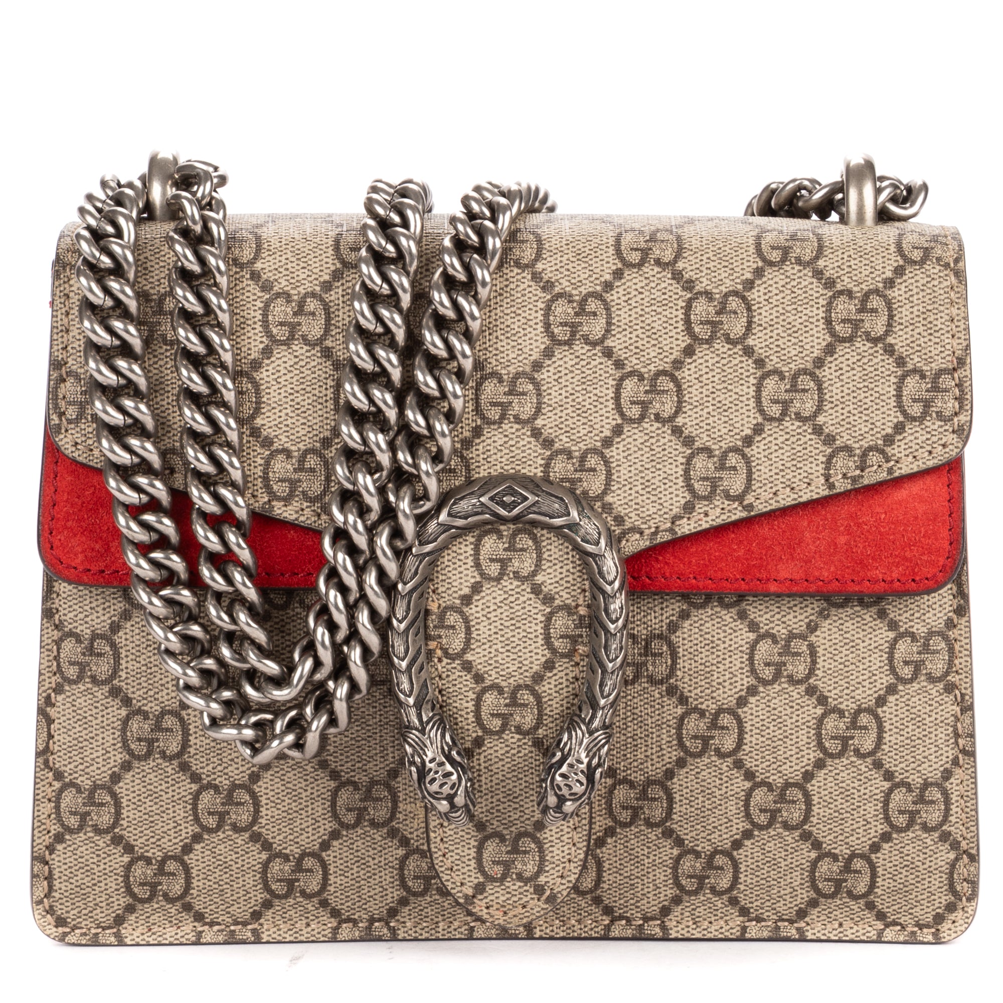 Shoulder Bag Mini Dionysus Mini Beige Supreme Coated Canvas