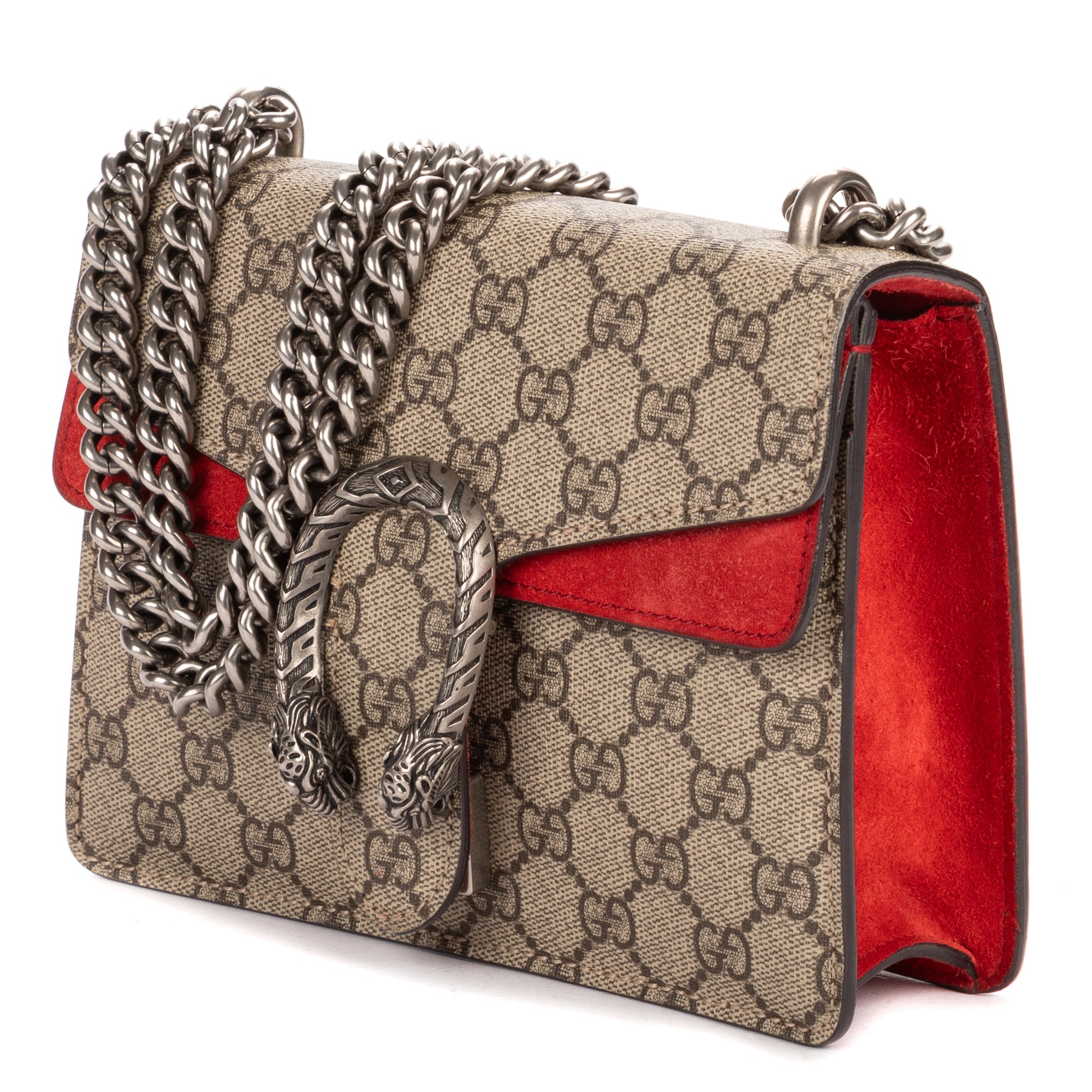 Shoulder Bag Mini Dionysus Mini Beige Supreme Coated Canvas
