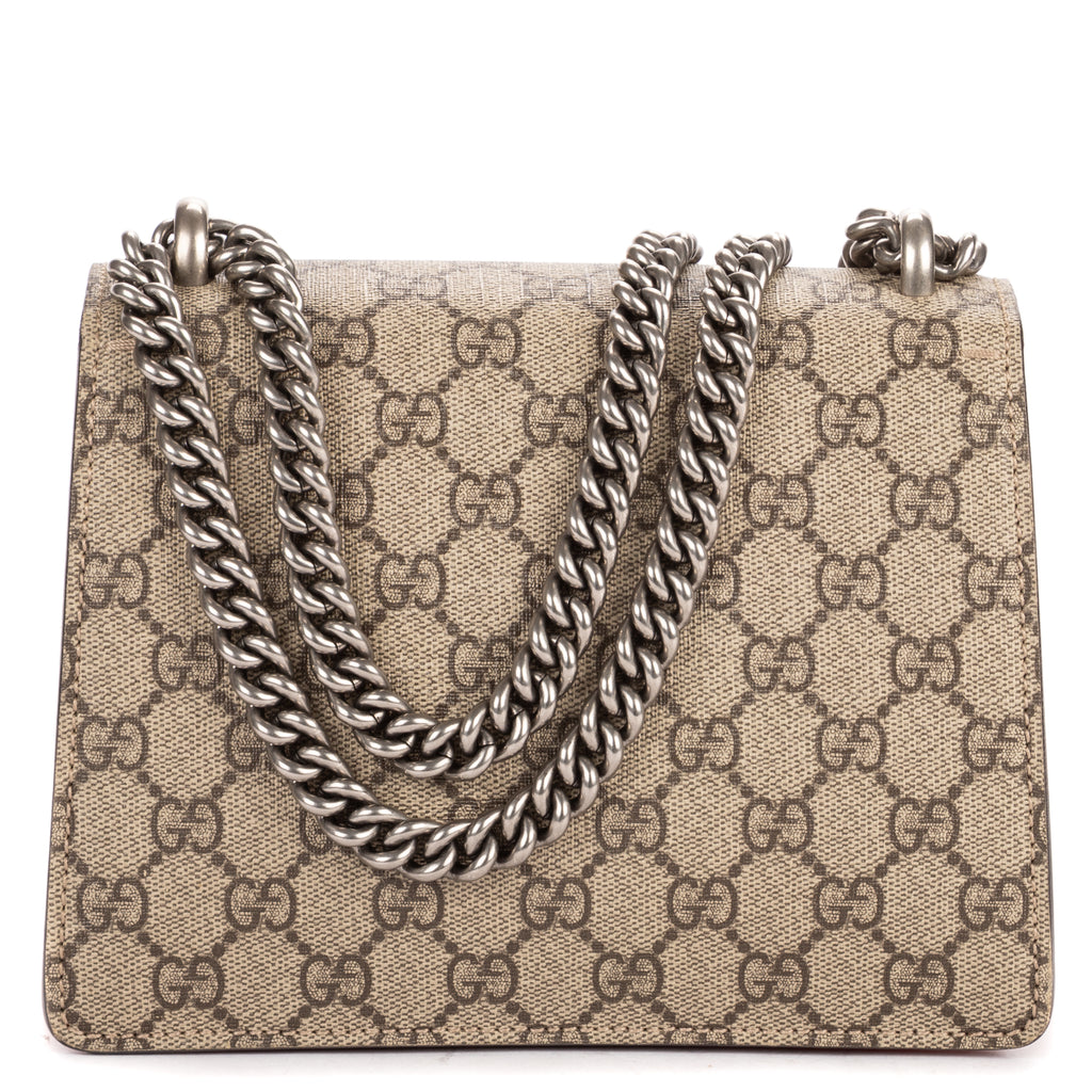 Shoulder Bag Mini Dionysus Mini Beige Supreme Coated Canvas