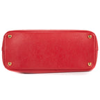 Shoulder Bag Large Galleria Double Zip Tote Large Red Saffiano Leather