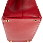 Shoulder Bag Large Galleria Double Zip Tote Large Red Saffiano Leather