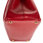 Shoulder Bag Large Galleria Double Zip Tote Large Red Saffiano Leather