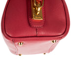 Shoulder Bag Mini Bowler Mini Pink Saffiano Lux Leather