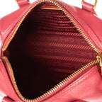 Shoulder Bag Mini Bowler Mini Pink Saffiano Lux Leather