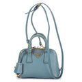 Shoulder Bag Mini Promenada Mini Blue Saffiano Lux Leather