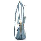 Shoulder Bag Mini Promenada Mini Blue Saffiano Lux Leather