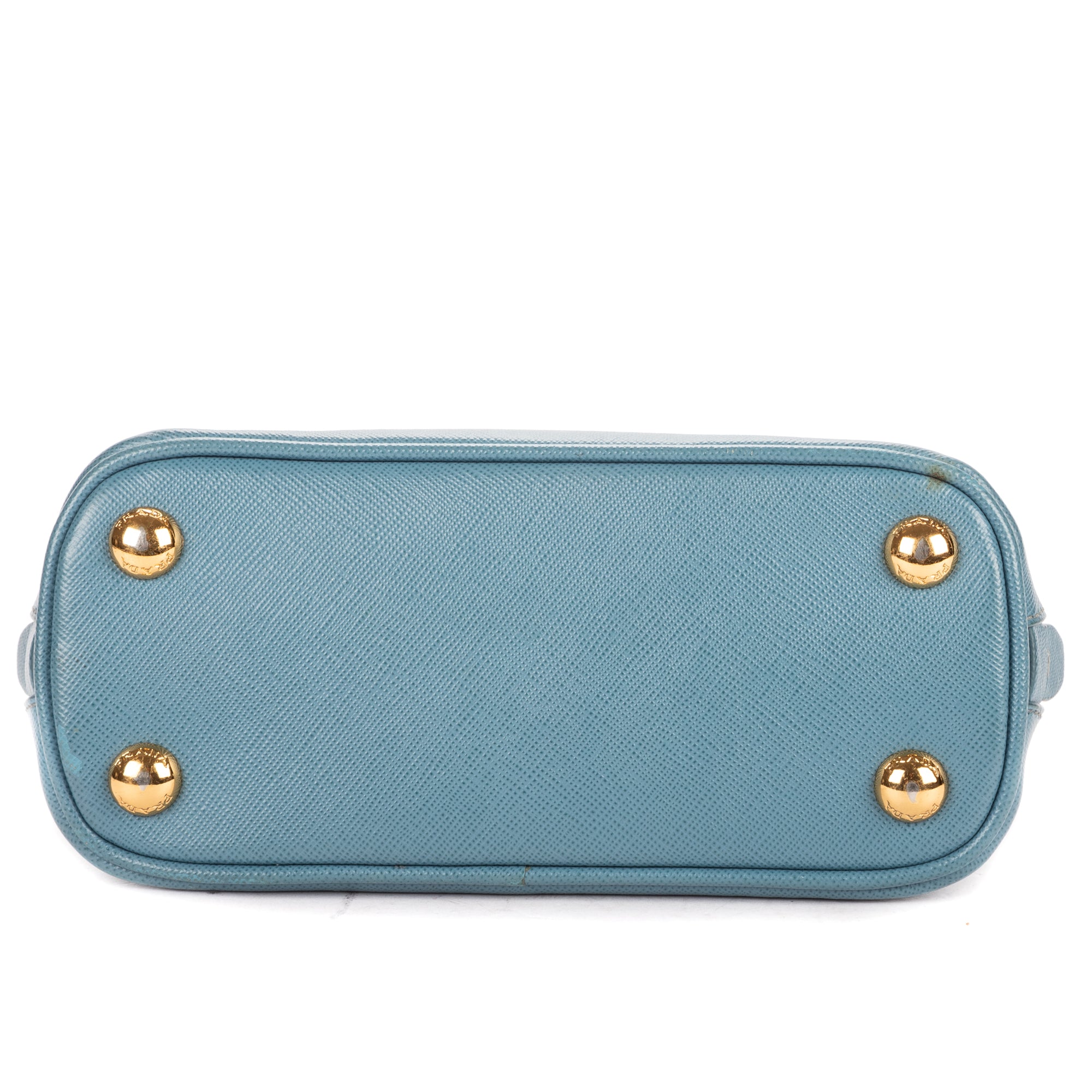 Shoulder Bag Mini Promenada Mini Blue Saffiano Lux Leather
