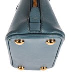 Shoulder Bag Mini Promenada Mini Blue Saffiano Lux Leather
