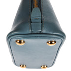 Shoulder Bag Mini Promenada Mini Blue Saffiano Lux Leather