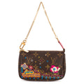 Shoulder Bag Ltd. Ed. Vivienne Roller Coaster Mini Pochette Brown Printed Monogram Canvas