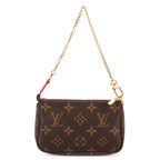 Shoulder Bag Ltd. Ed. Vivienne Roller Coaster Mini Pochette Brown Printed Monogram Canvas